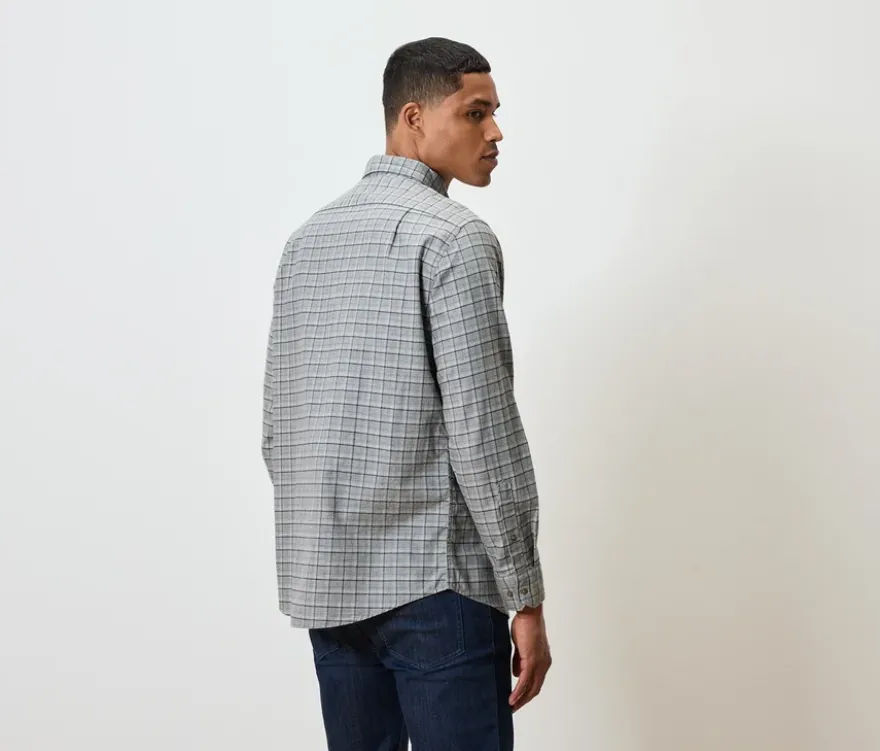 Flanell-Hemd, grau