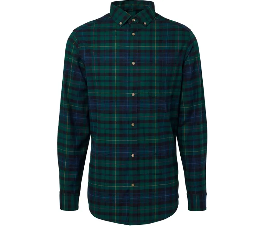 Flanell-Hemd, grün/navy