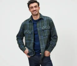 Flanell-Hemdjacke