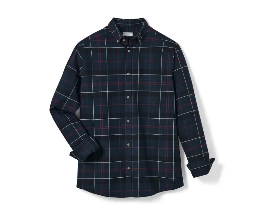 Flanell-Hemd, navy