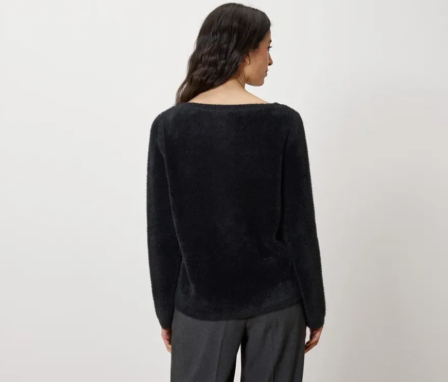 Flauschiger Strickpullover