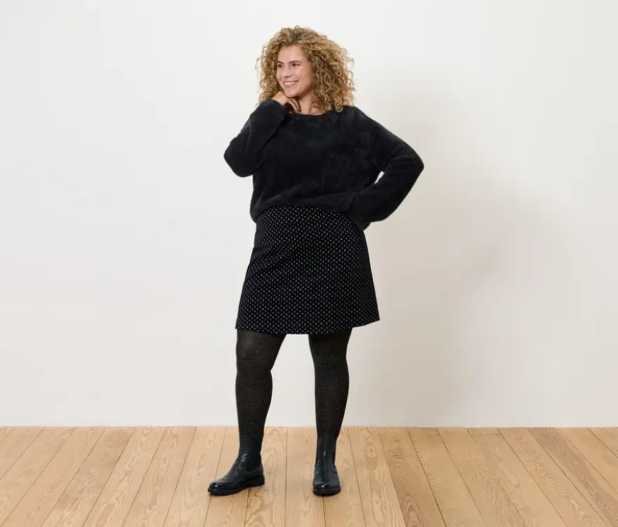 Flauschiger Strickpullover