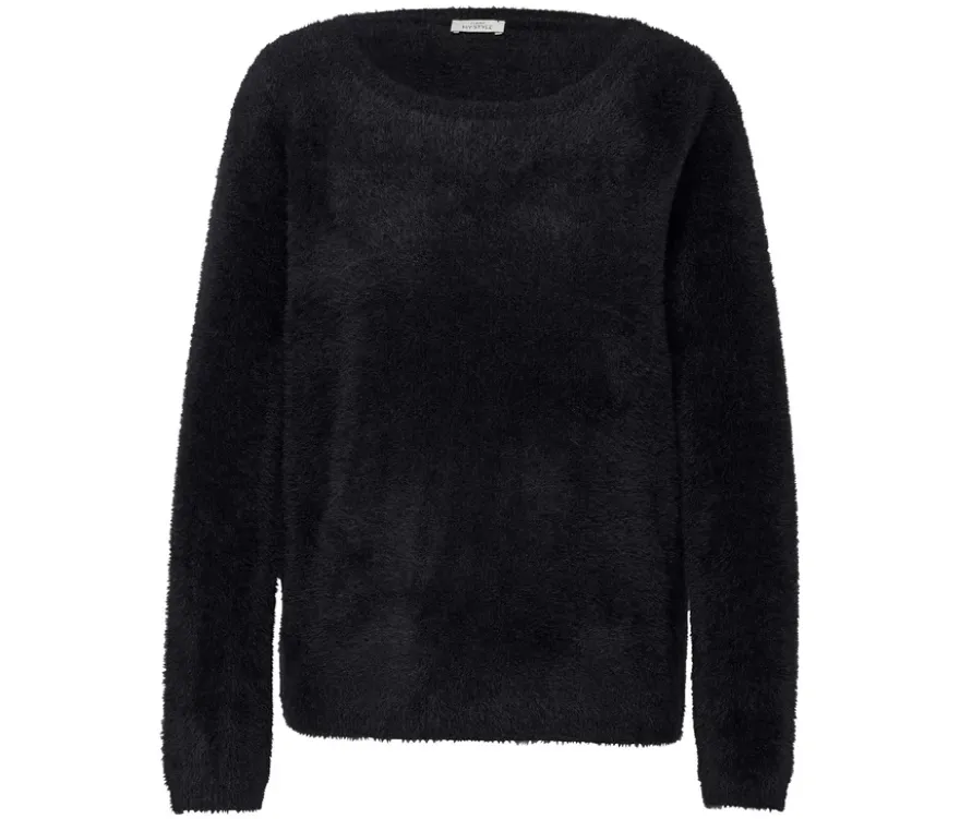 Flauschiger Strickpullover