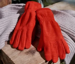 Fleece-Handschuhe, orange