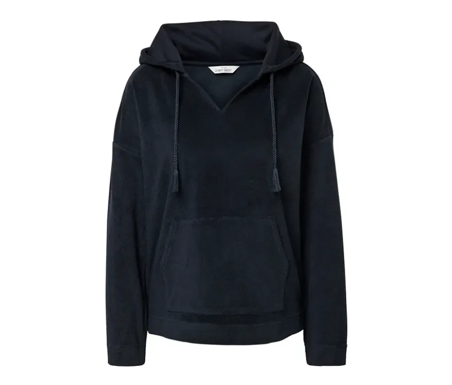 Frottee-Hoodie