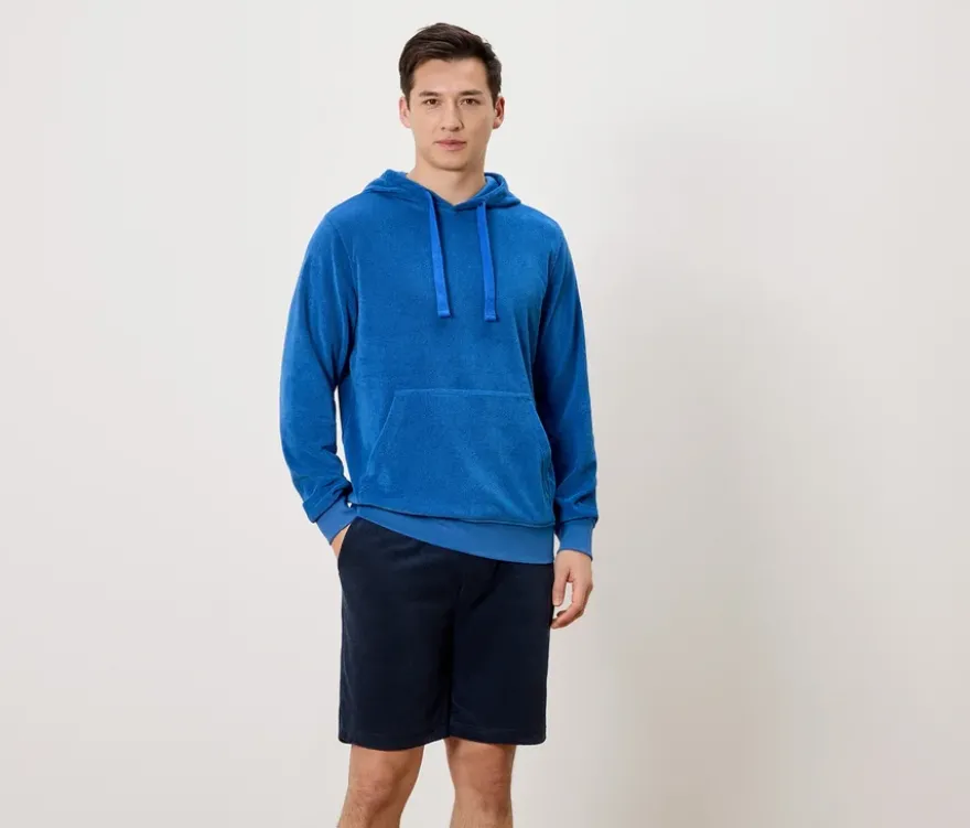 Frottee-Hoodie