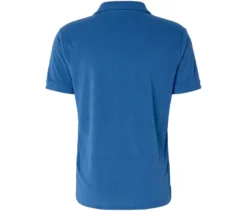 Frottee-Poloshirt, blau