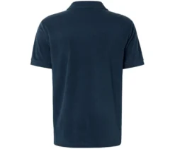Frottee-Poloshirt, navy