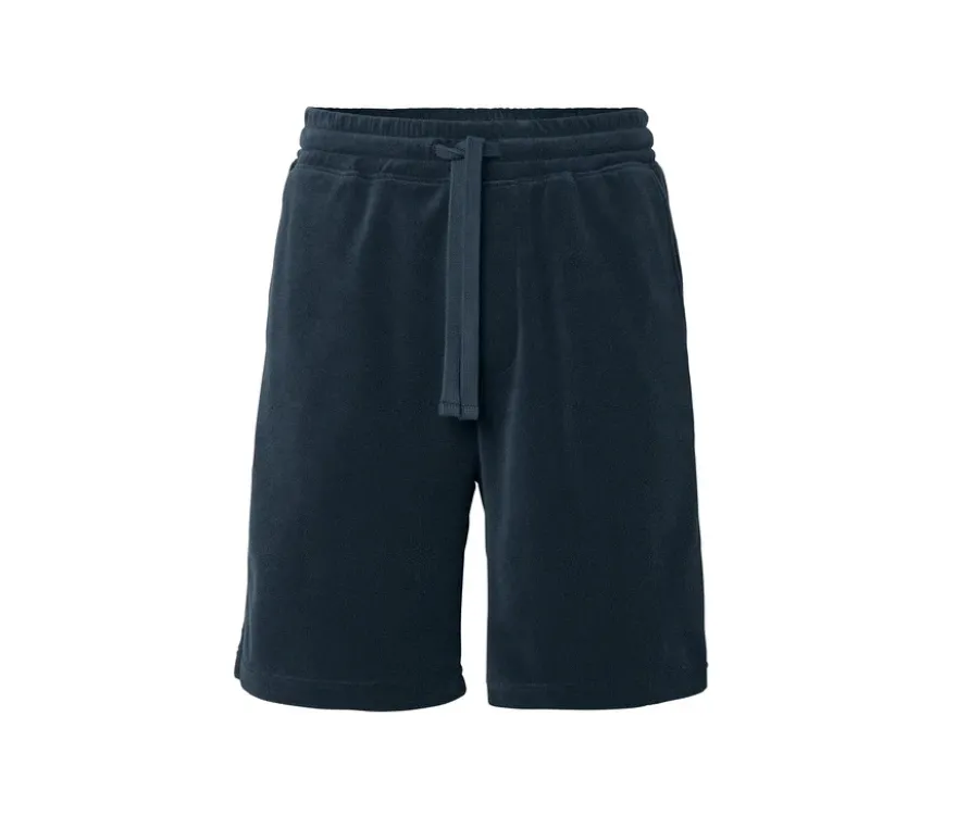 Frottee-Shorts, blau
