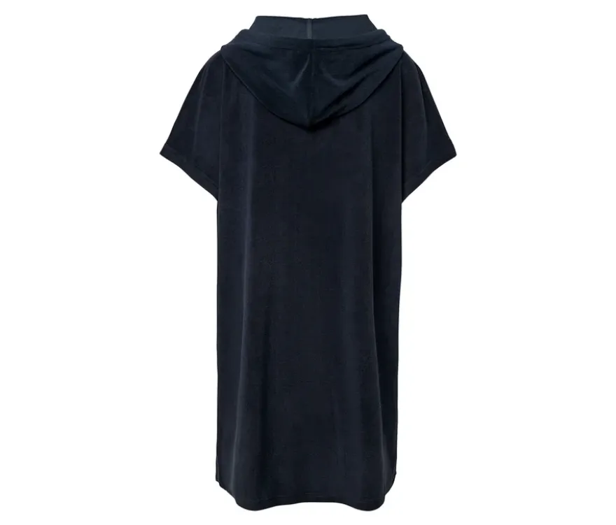 Frottee-Strandkleid, blau