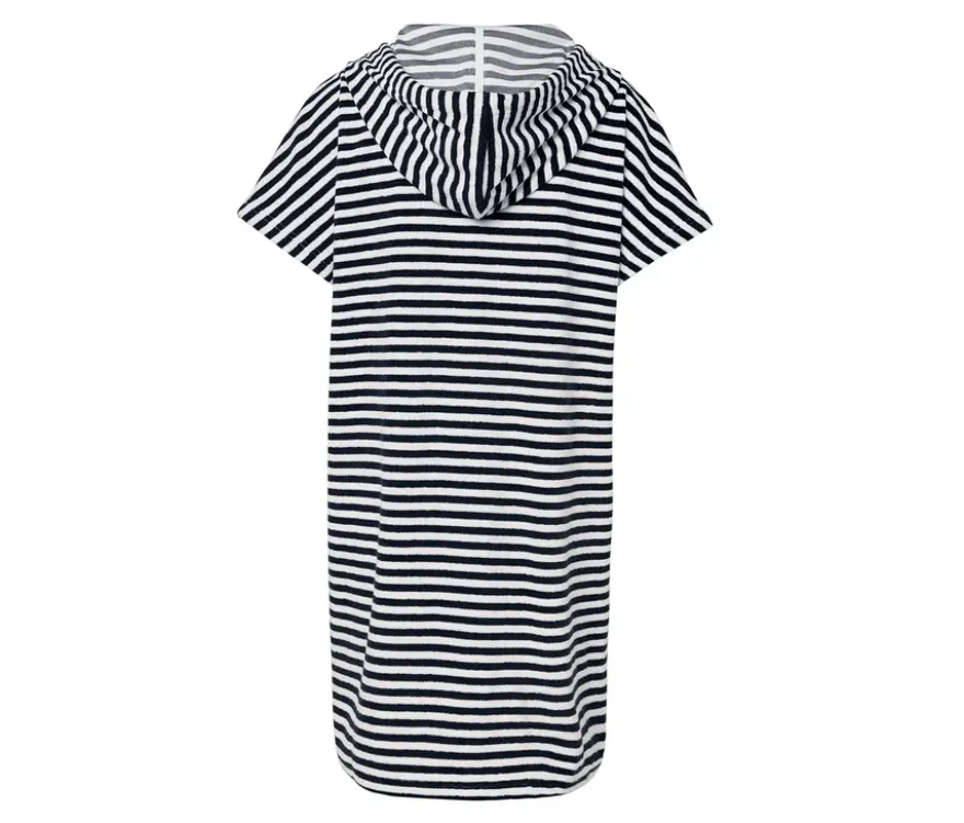 Frottee-Strandkleid, gestreift