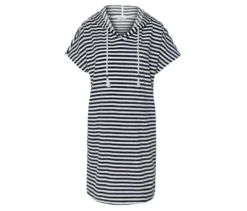 Frottee-Strandkleid, gestreift