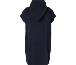 Frottee-Umzieh-Poncho, navy