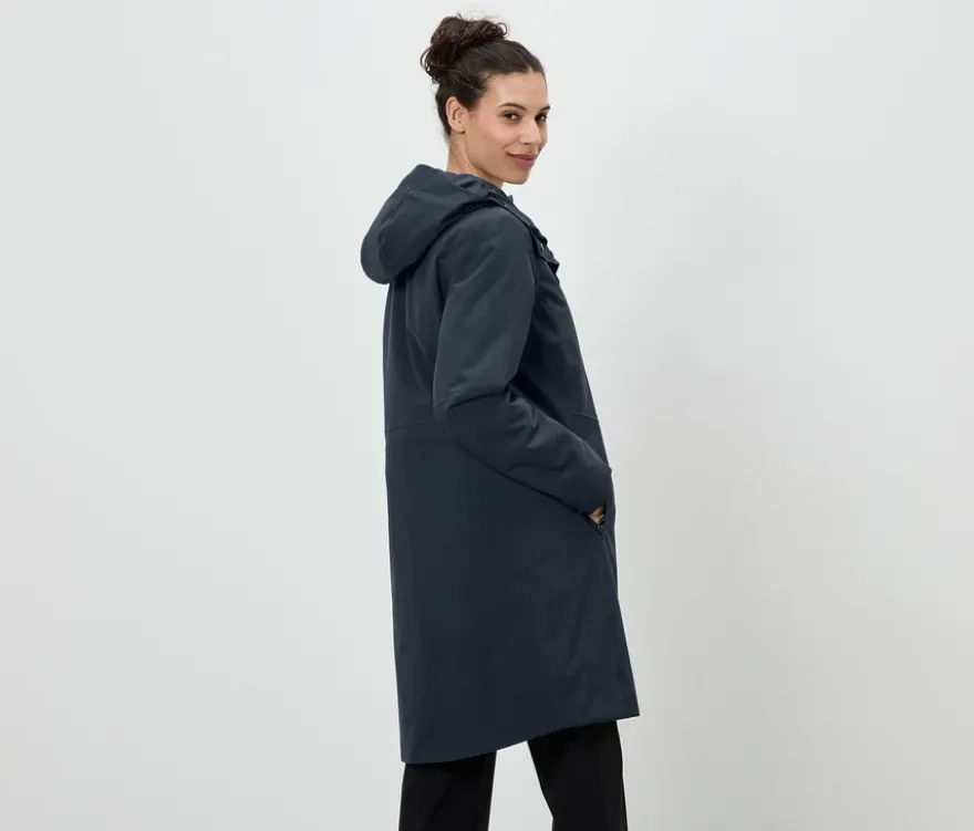 Funktionsmantel, navy