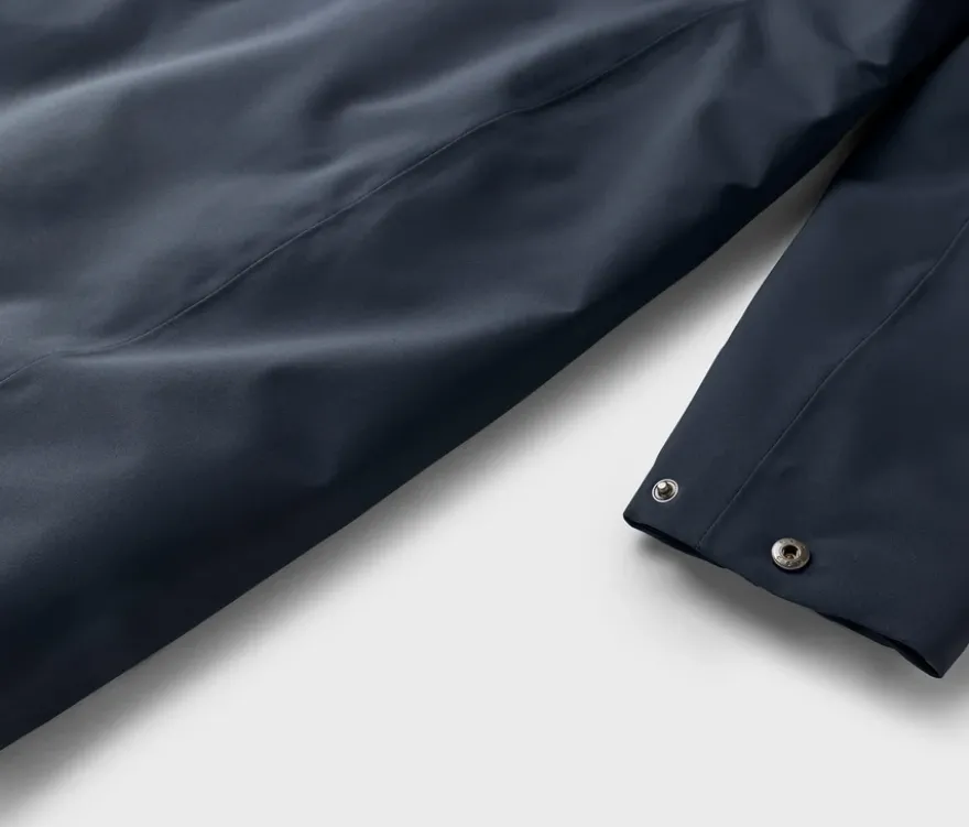 Funktionsmantel, navy