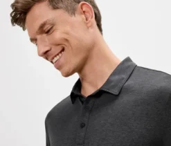 Funktions-Poloshirt, anthrazit