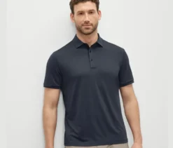 Funktions-Poloshirt, blau
