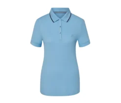 Funktionspoloshirt, hellblau