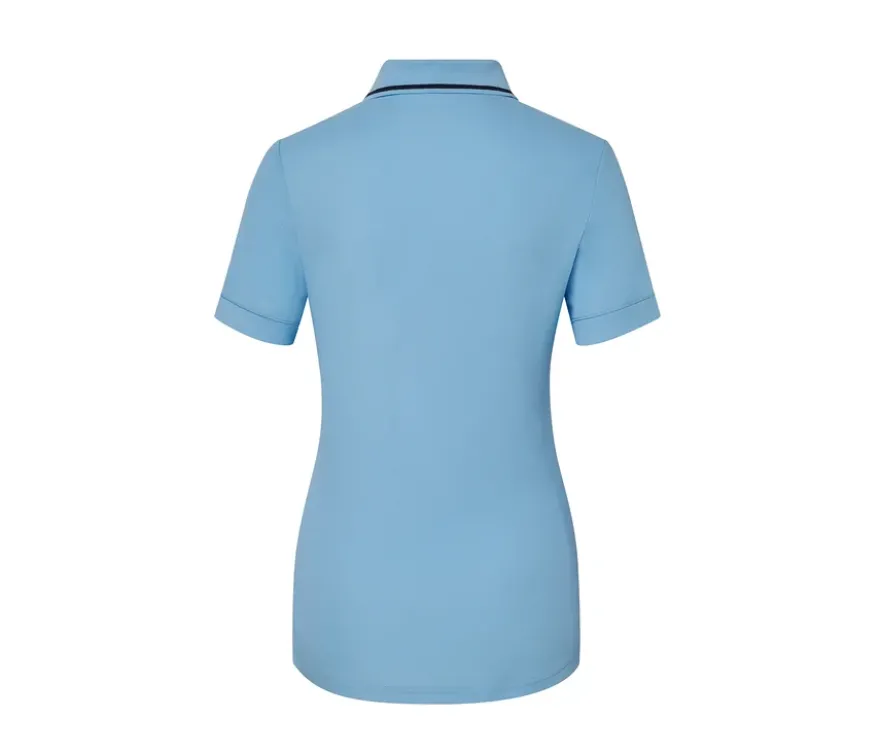 Funktionspoloshirt, hellblau