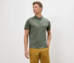 Funktions-Poloshirt, khaki
