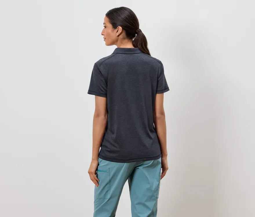 Funktions-Poloshirt, navy