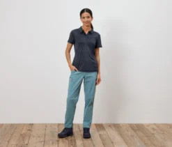 Funktions-Poloshirt, navy