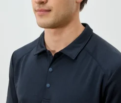 Funktions-Poloshirt, navy