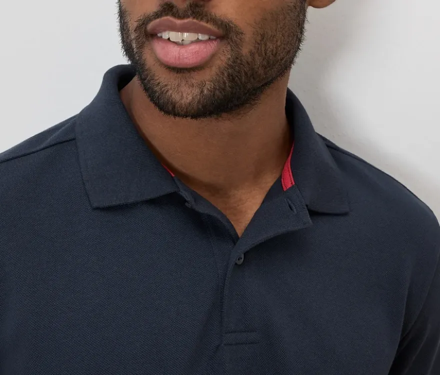 Funktions-Poloshirt, navy