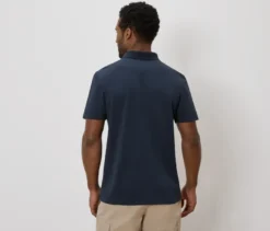 Funktions-Poloshirt, navy