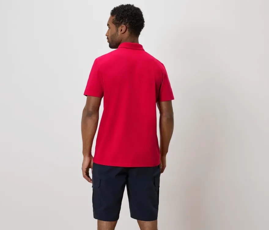 Funktions-Poloshirt, rot