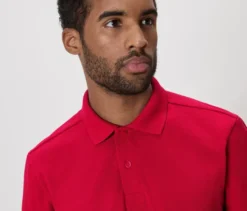 Funktions-Poloshirt, rot