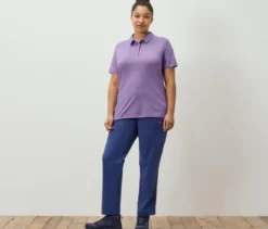 Funktions-Poloshirt, violett