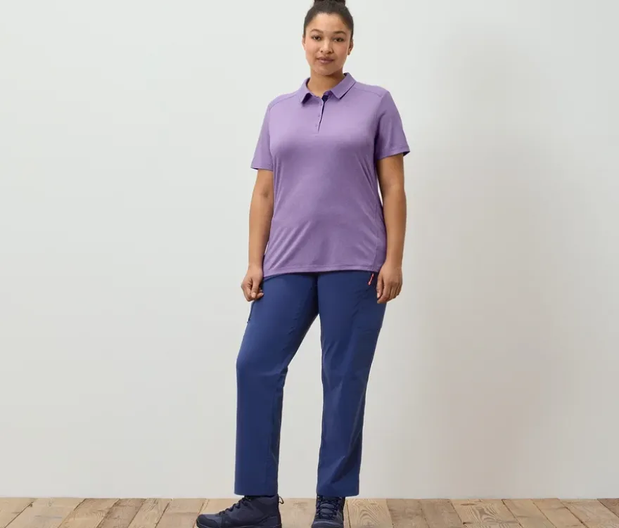 Funktions-Poloshirt, violett