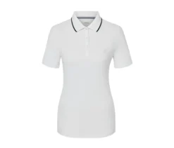 Funktionspoloshirt, weiß
