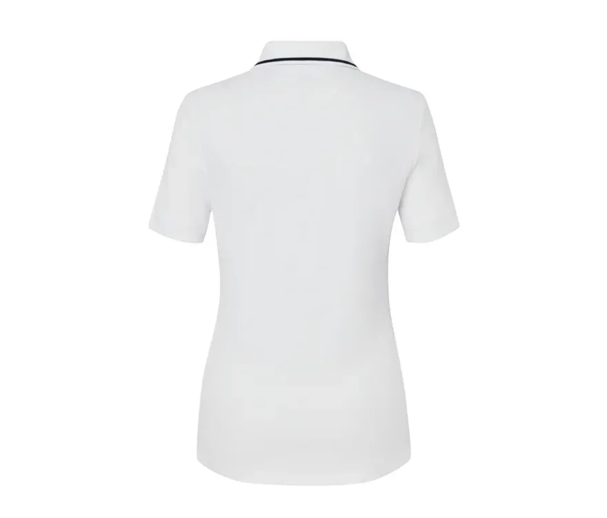 Funktionspoloshirt, weiß