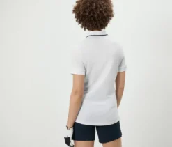 Funktionspoloshirt, weiß