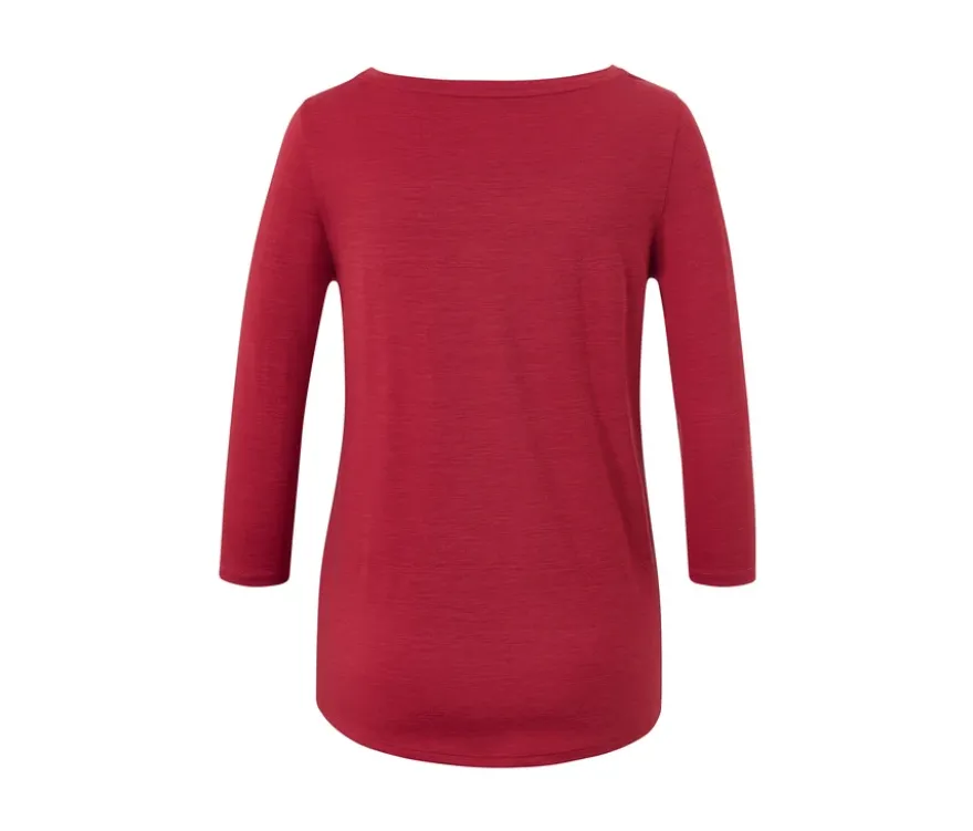 Funktionsshirt, 3/4-Arm, rot
