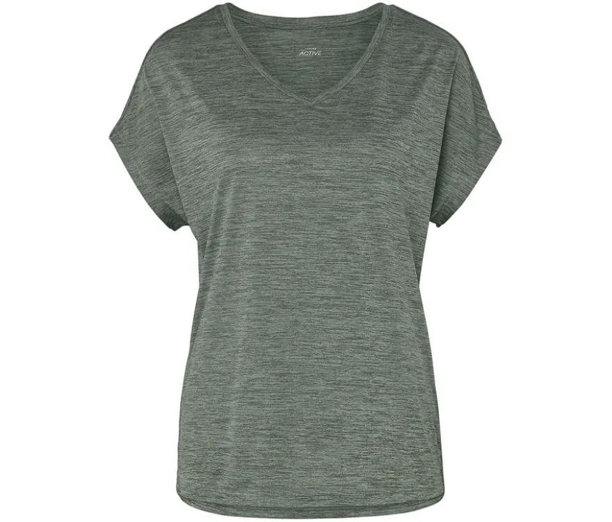 Funktionsshirt, khaki