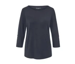 Funktionsshirt mit 3/4-Ärmel, blau