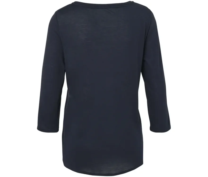Funktionsshirt mit 3/4-Ärmel, blau