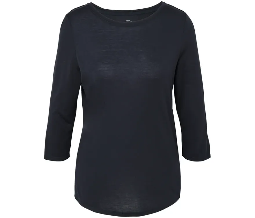 Funktionsshirt mit 3/4-Ärmel, blau