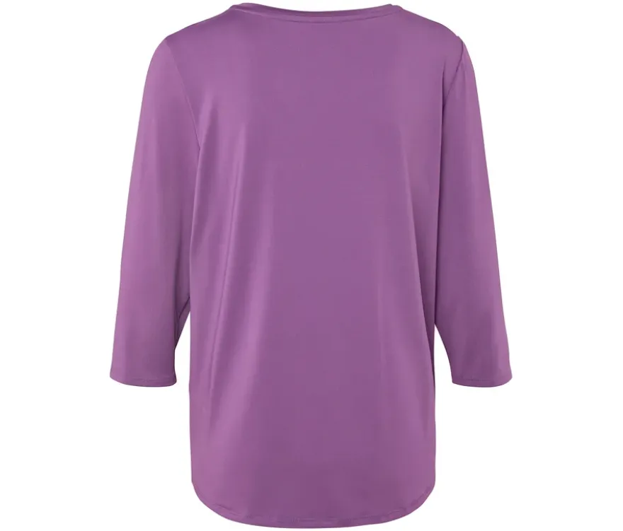 Funktionsshirt mit 3/4-Ärmel, lavendel