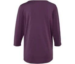 Funktionsshirt mit 3/4-Ärmel, pflaume