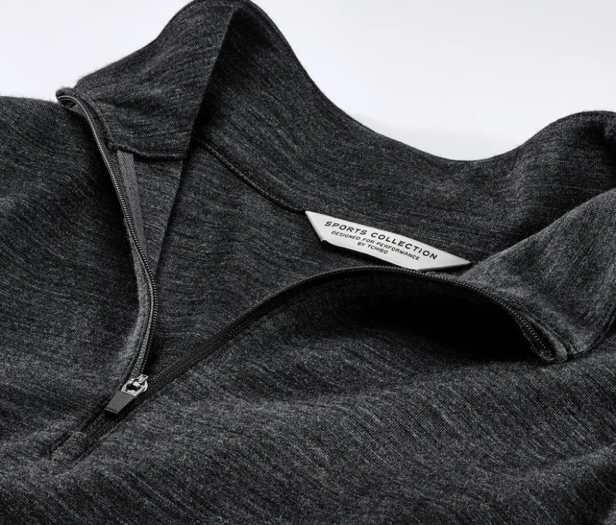 Funktionsshirt mit Wolle