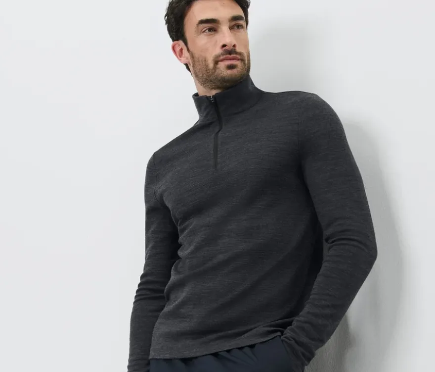 Funktionsshirt mit Wolle