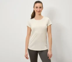 2 Funktionsshirts, schwarz/offwhite