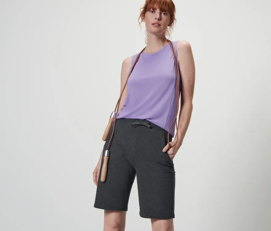 Funktionsshorts, anthrazit