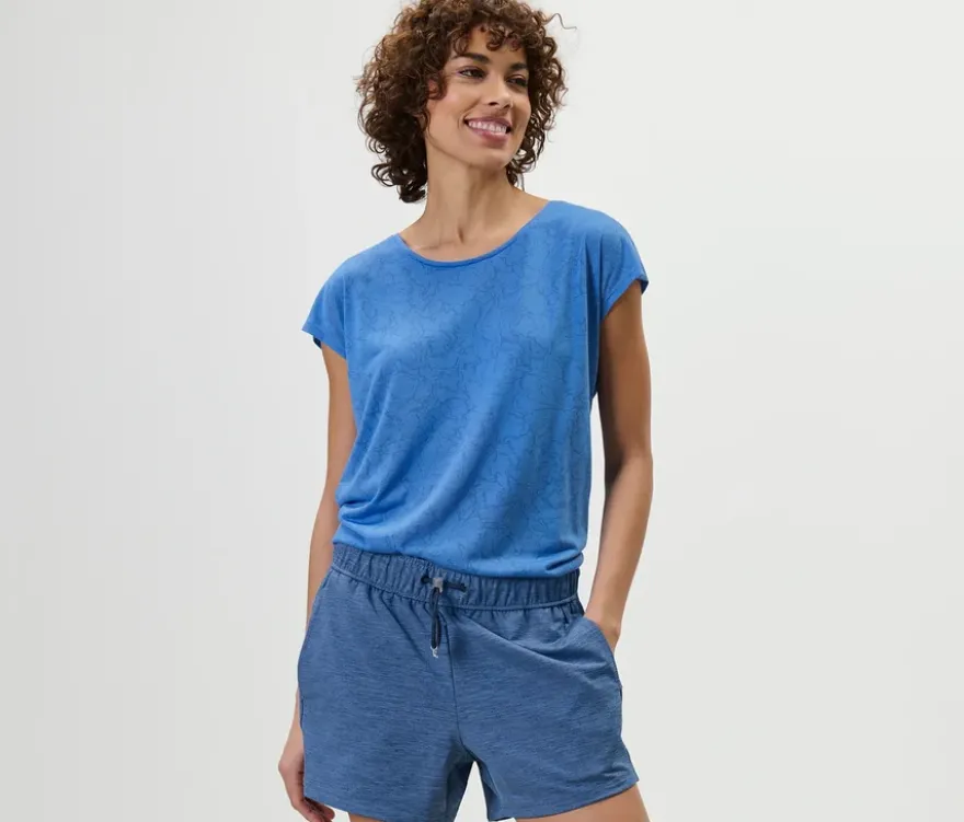 Funktionsshorts, blau
