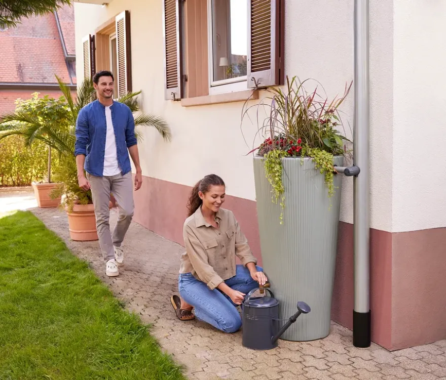 Garantia »Vaso« 2-in-1-Regenspeicher-Set