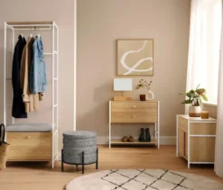 Garderobe »GRADE« mit Sitzbank und Polster